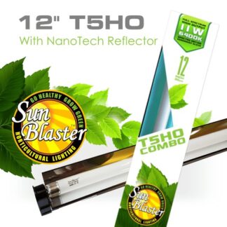 Sunblaster 12" T5HO 11W 6400K w/ Nanotech T5 Reflector Combo